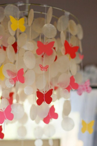 гирлянда в стиле бабочек